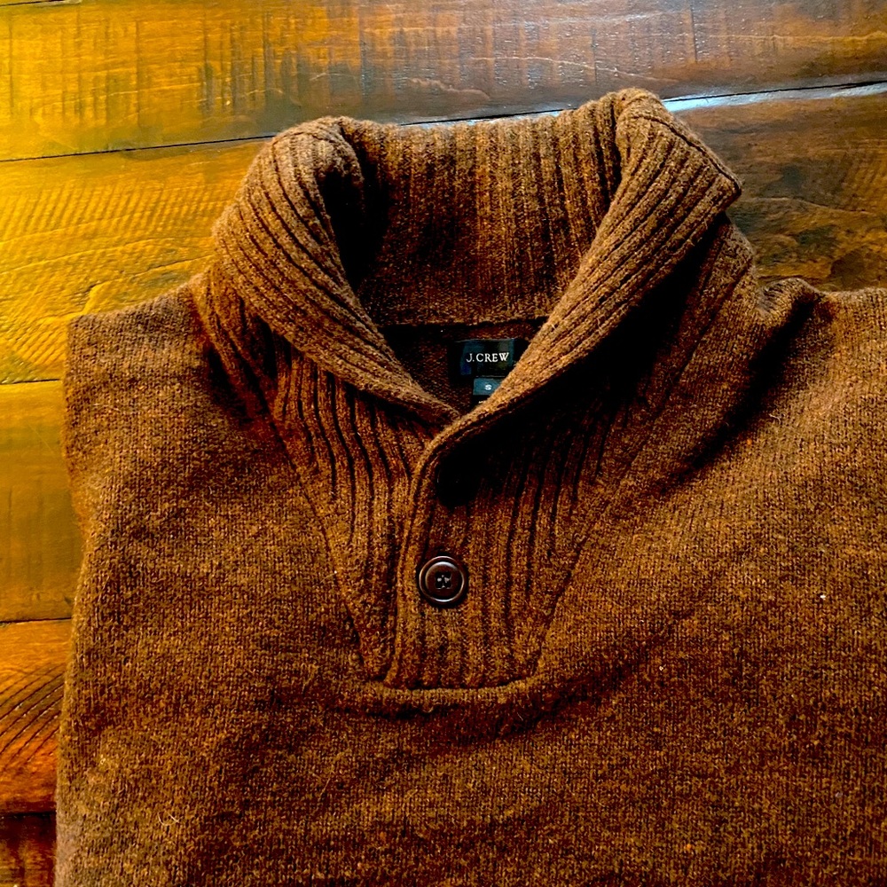 J. Crew Shawl Collar Sweater